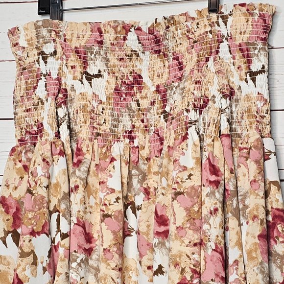 akaiv Off Shoulder Tiered Sleeve Floral Mini Dress - Picture 7 of 10